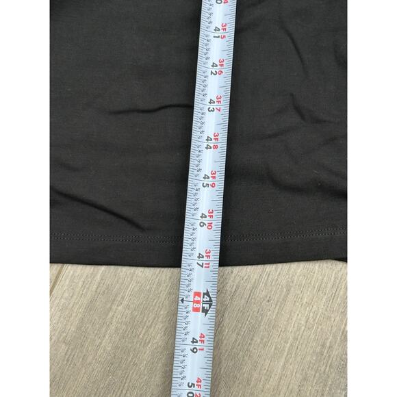 NWT Women With Control Black Finespun Jersey Tummy Midi T-Shirt Dress Size 1XP - Picture 9 of 10